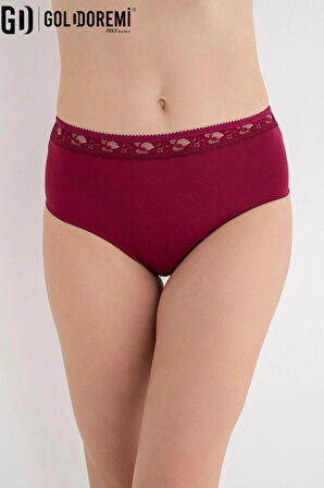 Gd Goldoremi 909 Kadın Büyük Beden Yüksek Bel Dantelli Rahat Şort Külot