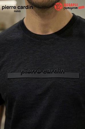 Pierre Cardin Paris Premium Erkek %100 Pamuklu Rahat Kalıp Cepli Kısa Kollu Pijama Takım