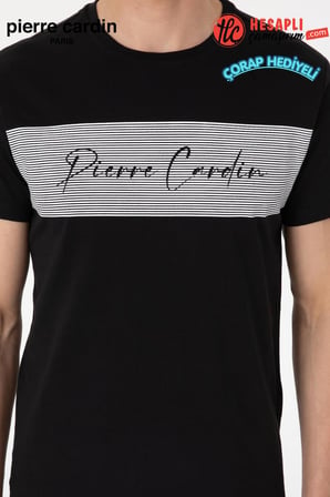 Pierre Cardin Paris Premium Erkek %100 Pamuklu Bisiklet Yaka Rahat Kalıp Kısa Kollu Pijama Takım