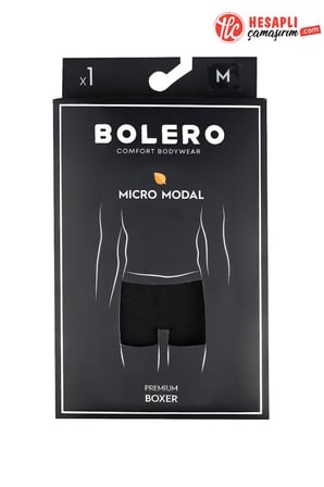 Bolero Premium Erkek Mikro Modal İpeksi Kumaş Çok Rahat Çok İnce Toplama Yapmaz Kutulu Boxer