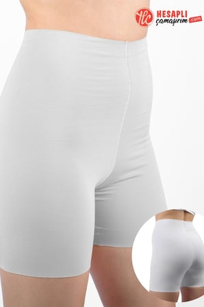 Bolero Premium Kadın Dikişsiz Seasmless Modal Pamuklu Likralı Rahat Toparlayıcı Uzun Boxer Külot