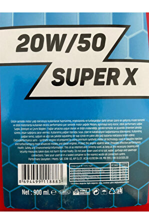 20W/50 MOTOR YAĞI