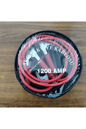 ÇANTALI AKÜ TAKVİYE KABLOSU 1200 AMPER 2 METRE KABLO