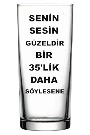 BASKILI RAKI BARDAĞI