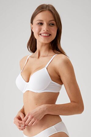 Pierre Cardin 6005 Adria Balenli Destekli / Push Up Dolgulu Micro Sütyen Askı Hediyeli