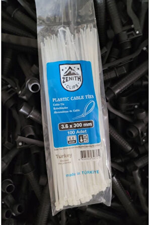 PLASTİK CIRT KELEPÇE & KABLO BAĞI 3.6 X 300 MM