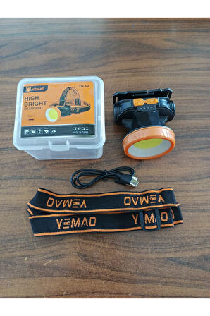 ŞARJLI VE ZOOM ÖZELLİKLİ KAFA LAMBASI (TEPE LAMBASI)