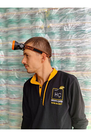 ŞARJLI VE ZOOM ÖZELLİKLİ KAFA LAMBASI (TEPE LAMBASI)