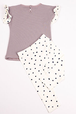 KIZ ÇOCUK TAKIM KAPRİ TAYTLI MİNNİE MOUSE BASKILI A78