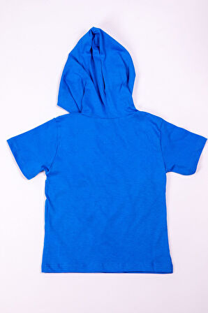 ERKEK ÇOCUK TSHİRT KAPŞONLU BASKILI A21