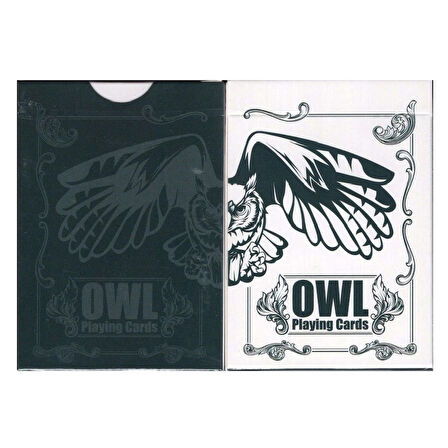 Hanson Chien Owl Blue Premium Oyun Kağıdı iskambil Kartları Destesi