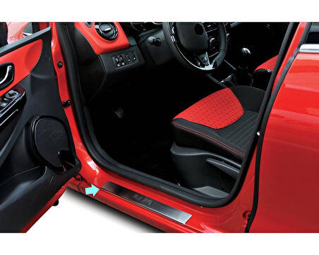 Kapı Eşiği Krom 4 Parça Clio-4 SW 2012-2019 Arası Modeller İçin