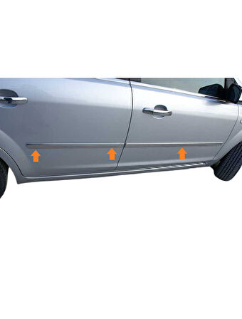 Yan Kapı Çıtası Krom 4 Parça C Max-1 MPV 2003-2010 Arası Modeller İçin