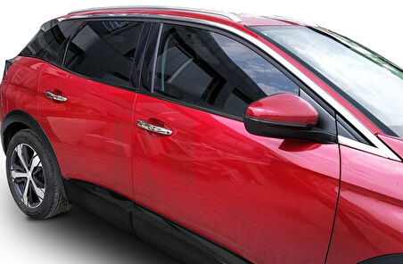 Kapı Kolu Krom 4 Kapı 3008 SUV 2016 Ve Sonrası Modeller İçin