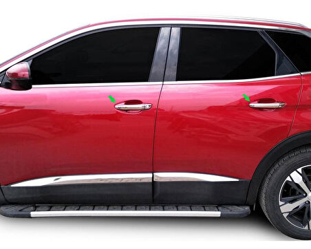 Kapı Kolu Krom 4 Kapı 3008 SUV 2016 Ve Sonrası Modeller İçin