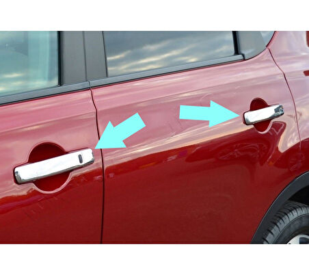 Kapı Kolu Sensörlü Krom 4 Kapı Qashqai SUV 2007-2014 Arası Modeller İçin