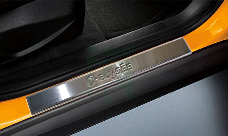 Citroen C-Elysee Kapı Eşiği Krom 4 Parça SD 2012 Ve Sonrası Modeller İçin