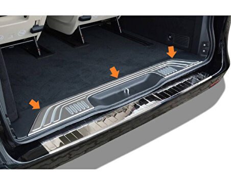 Bagaj İç Eşiği Krom Vito W447 Van 2014 Ve Sonrası Modeller İçin