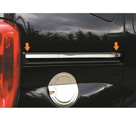 Sürgülü Kapı Çıtaları Krom 4 Parça Fiorino Mini Van MPV 2007 Ve Sonrası Modeller İçin