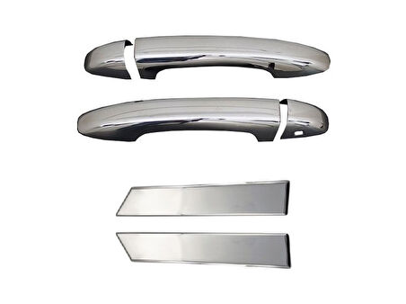 Kapı Kolu Ön-Arka Krom 4 Kapı Clio-5 HB 2019 Ve Sonrası Modeller İçin