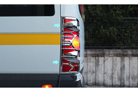 Stop Çerçevesi Abs Krom 2 Parça Crafter Van 2006-2017 Arası Modeller İçin