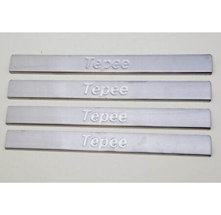 Kapı Eşiği Krom 4 Parça Tepee Mini Van 2008-2018 Arası Modeller İçin