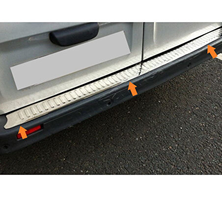 Arka Tampon Eşiği Krom Trafic-2 Van 2001-2010 Arası Modeller İçin