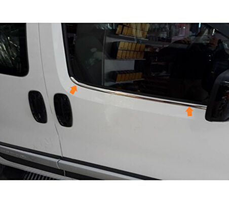 Cam Çıtaları Krom 2 Parça Bipper Mini Van LAV 2008 Ve Sonrası Modeller İçin