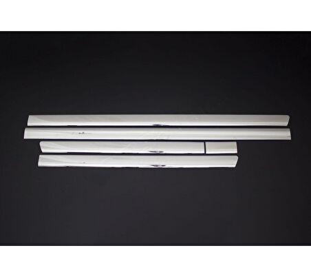 VW T5 Transporter Uyumlu Yan Kapı Çıtası Kısa Şase Krom 5 Parça 2003 - 2023 Arası Modeller İçin