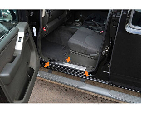 Kapı Eşiği Krom 4 Parça Navara Pikap 2006-2015 Arası Modeller İçin