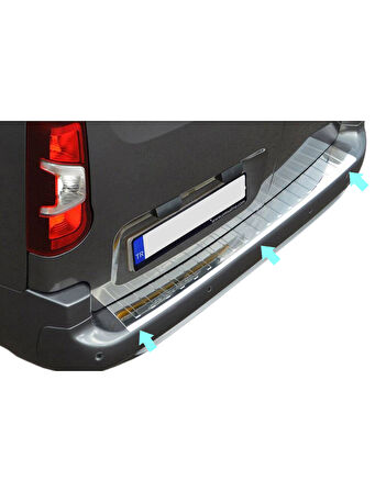 Arka Tampon Eşiği Krom Partner-3 2019 Ve Sonrası Modeller İçin