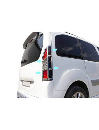 Stop Çerçevesi Abs Krom 2 Parça Berlingo-2 Mini Van 2012-2018 Arası Modeller İçin