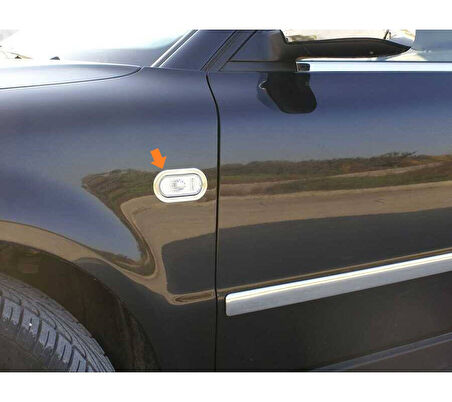 Sinyal Çerçevesi Krom 2 Parça Caddy Mini Van 2010-2014 Arası Modeller İçin