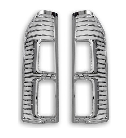 Renault Trafic Uyumlu Stop Çerçevesi ABS Krom 2 Parça 2015 Ve Sonrası Modeller İçin