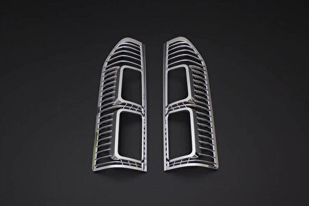 Renault Trafic Uyumlu Stop Çerçevesi ABS Krom 2 Parça 2015 Ve Sonrası Modeller İçin