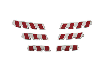 Ön Panjur Krom 6 Parça Clio-5 HB 5D 2019 Ve Sonrası Modeller İçin