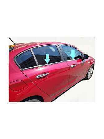 Cam Çıtaları Geniş Model Krom 4 Parça Egea-2 SD 2020 Ve Sonrası Modeller İçin