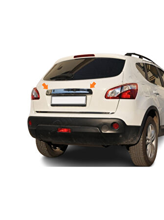 Bagaj Çıtası Dokunmatik Krom Qashqai Facelift SUV 2010-2014 Arası Modeller İçin