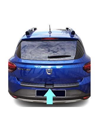 Arka Tampon Eşiği Krom Sandero-3 HB 5D 2020 Ve Sonrası Modeller İçin