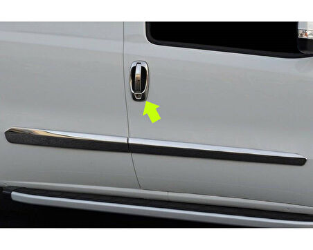 Kapı Kolu Krom 4 Kapı 8 Parça Fiorino Mini Van MPV 2007 Ve Sonrası Modeller İçin