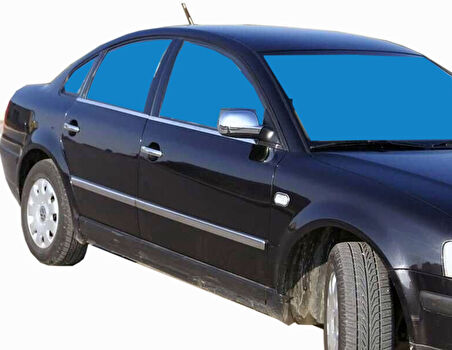 VW Passat 3B Uyumlu Yan Kapı Çıtası Krom 4 Parça 2000 - 2005 Arası Modeller İçin