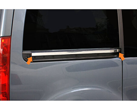 Sürgülü Kapı Çıtaları Krom 4 Parça Tepee Mini Van 2008-2018 Arası Modeller İçin