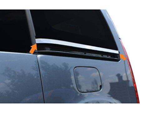Sürgülü Kapı Çıtaları Krom 4 Parça Tepee Mini Van 2008-2018 Arası Modeller İçin