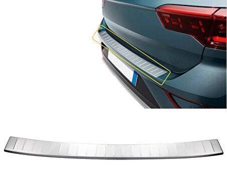 Arka Tampon Eşiği Krom T-Roc SUV 2021 Ve Sonrası Modeller İçin