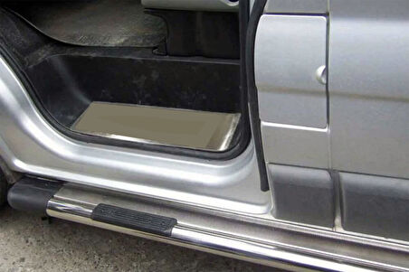 Renault Trafic Uyumlu Kapı Eşiği Krom 3 Parça 2015 - 2023 Arası Modeller İçin
