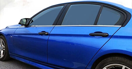 BMW 3 Serisi F30 SD Uyumlu Cam Çıtası Krom 4 Parça 2012 - 2019 Arası Modeller İçin