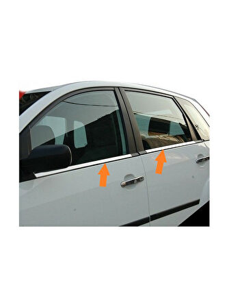 Cam Çıtaları Krom 4 Parça Fiesta-5 HB 5D 2002-2009 Arası Modeller İçin