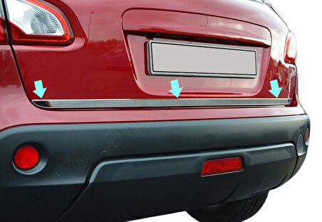 Bagaj Alt Çıta Krom Qashqai Facelift SUV 2010-2014 Arası Modeller İçin