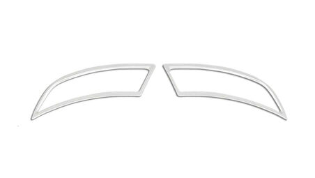 Egzos Çerçeveleri Krom Üst Kalite 2 Parça Superb-3 B7 SD 2015 Ve Sonrası Modeller İçin