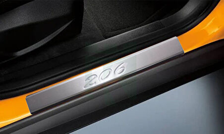206 Kapı Eşiği Krom 2 Parça HB 1998-2012 Arası Modeller İçin